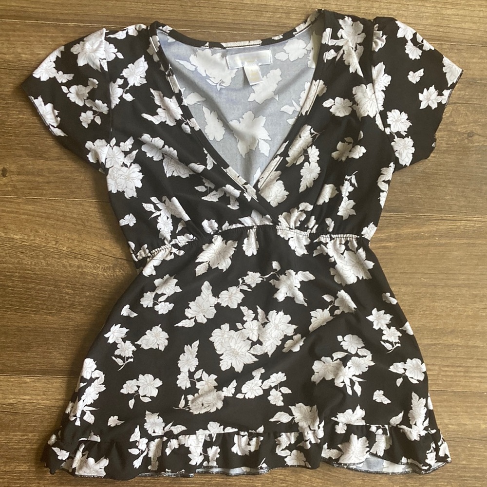 Adrienne Vittadini | Floral Shirt